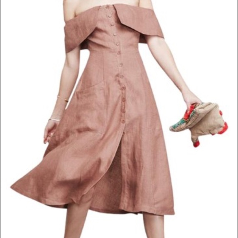 SALE! Reformation Mariana Off the Shoulder Dress sz 0